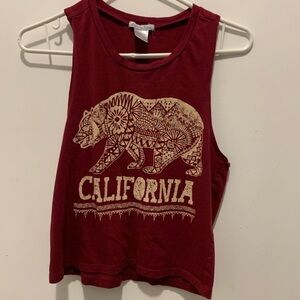 Charlotte  Russe Printed Crop Top